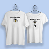 Mom To Bee Dad To Bee Pregnancy Announcement Couple T-Shirt Online