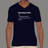 Morning Code Meme T-Shirt - Start Days with Code
