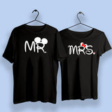 Mr and Mrs Mickey Minnie Mouse Couple T-Shirts Online