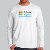 Microsoft Software Engineer Men’s Full Sleeve T-Shirt Online India