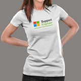 Microsoft Support Engineer Women’s Profession T-Shirt