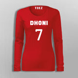 Ms Dhoni T-Shirt For Women