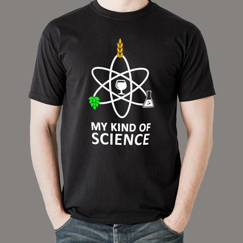 My Kind Of Science Beer Brewing T-Shirt For Men Online India