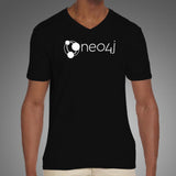 Neo4j Graph Database V Neck T-Shirt For Men Online