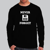 Retro Floppy Disk T-Shirt - Never Forget Old School Storage