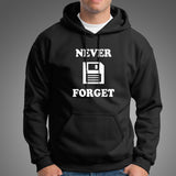 Never Forget Floppy Disks Hoodies For Men Online India
