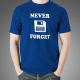 Retro Floppy Disk T-Shirt - Never Forget Old School Storage