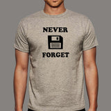 Retro Floppy Disk T-Shirt - Never Forget Old School Storage