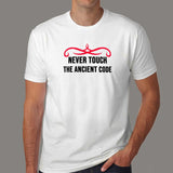 Never Touch The Ancient Code T-Shirt For Men Online