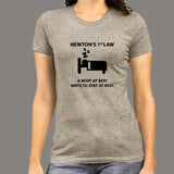 Newton's First Law Women's T-Shirt