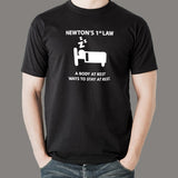 Newton's First Law Men's T-Shirt india