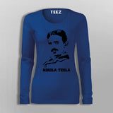 Nikola Tesla Science T-Shirt For Women