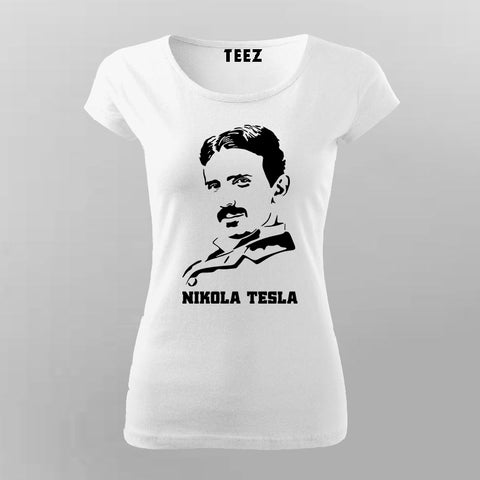 Nikola Tesla Science T-Shirt For Women Online India