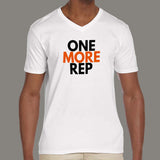 One More Rep Gym - Motivational Men's v neck  T-shirt online india