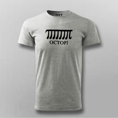 Octopi Math Geek Funny Pi T-Shirt For Men Online India