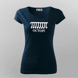 Octopi Math Geek Funny Pi T-Shirt For Women