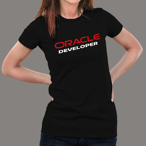Oracle Developer T-Shirt For Women India