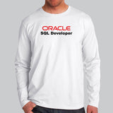 Oracle Sql Developer Full Sleeve T-Shirt For Men India