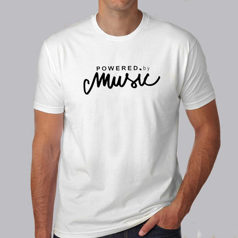 Powered by Music T-Shirt For Men online india