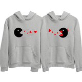 Pacman Cute Couple Hoodies