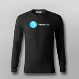Parrot OS Linux Developer Full Sleeve T-Shirt For Men Online India