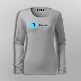 Parrot OS Linux Full Sleeve T-Shirt For Women Online