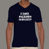 P James Magic Show Men's indian v neck  T-shirt online india 