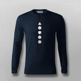 Platonic Solids Funny Maths T-shirt For Men