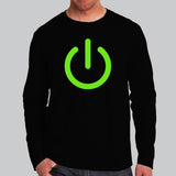 Power Button Icon Tee - Power Up Your Wardrobe Today