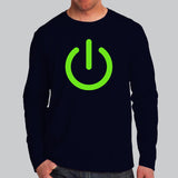 Power Button Icon Tee - Power Up Your Wardrobe Today