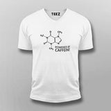 Caffeine V Neck T-Shirt For Men Online