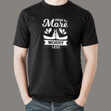 Pray More Worry Less Christian T-Shirt For Men