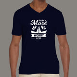 Pray More Worry Less Christian T-Shirt For Men
