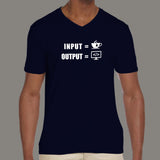 Men's Coding Tee: Input Coffee, Output Code