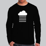 Binary Rain Programmer Full Sleeve T-Shirt For Men India