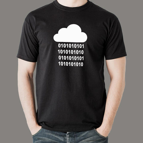 Binary Rain Coder T-Shirt - Dive Into the Matrix
