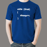 Men's Programmer Counting Sheep T-Shirt