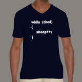 Men's Programmer Counting Sheep T-Shirt