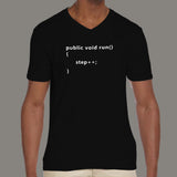 Programmer Workout Exercise V Neck T-Shirt For Men Online India