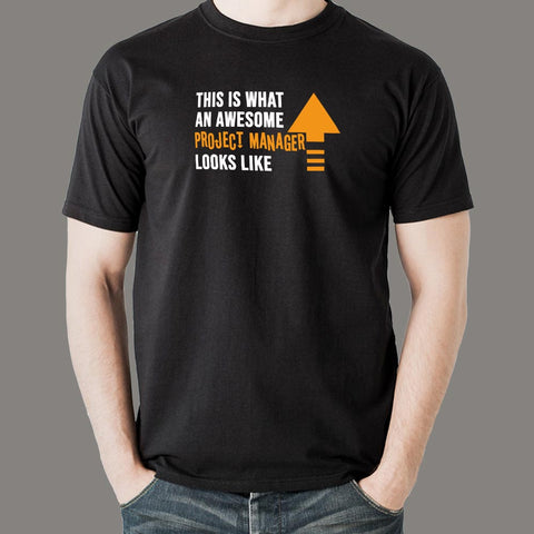 This Is What An Awesome Project Manager Looks Like Men's T-Shirt Online India