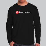 Protractor Automation Tool Programming Full Sleeve T-Shirt For Men Online India