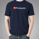 Protractor Geometric Men's Cotton T-Shirt