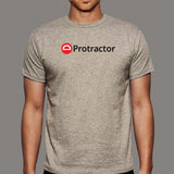 Protractor Geometric Men's Cotton T-Shirt