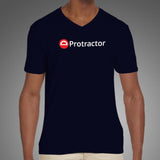 Protractor Geometric Men's Cotton T-Shirt