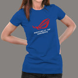 Republic Of Gamers T-Shirt For Women