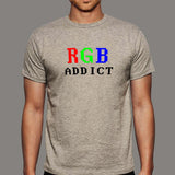 RGB Addict: Colorful Coding Men's Tee
