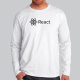 React Js Javascript Men's Programming Full Sleeve T-shirt Online India