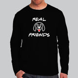 Real Friends Cute Dog T-Shirt For Men