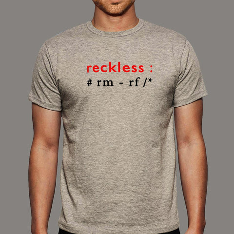 Unix Coding - Reckless Men's T-Shirt online india
