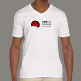 Red Hat Certified Engineer V-Neck T-Shirt For Men Online India 